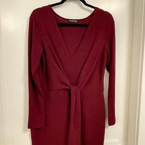 NWOT / SHEIN  / Red  Dress/  Long Sleeve / L